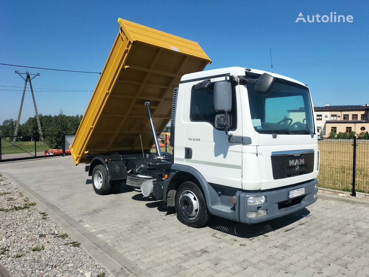 xe ben MAN TGL 8.150 Wywrotka Wywrot Kiper sklapac wyklapac tipper