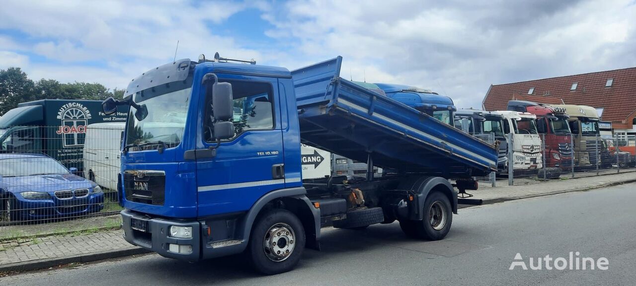 Camion-benne MAN TGL10.180K 12.180K 4x2 Kipper AHK Diff/Sperre - Autoline