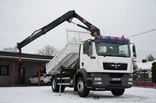 MAN TGM 18.250 / Żuraw HDS HIAB + Radio / 2011r / 4x2 / Niski przebi dump truck