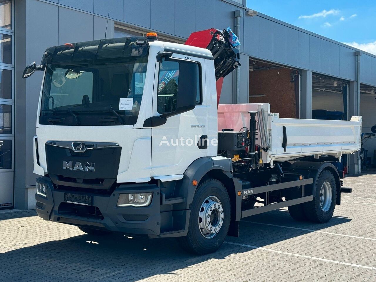 new MAN TGM 18.320 dump truck