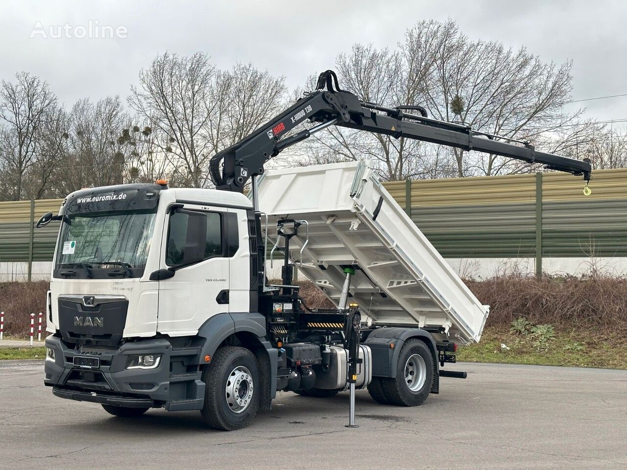 new MAN TGS 18.400 TG3 4x2 Euro6e  Hiab X-HiDuo 138DS-3 dump truck