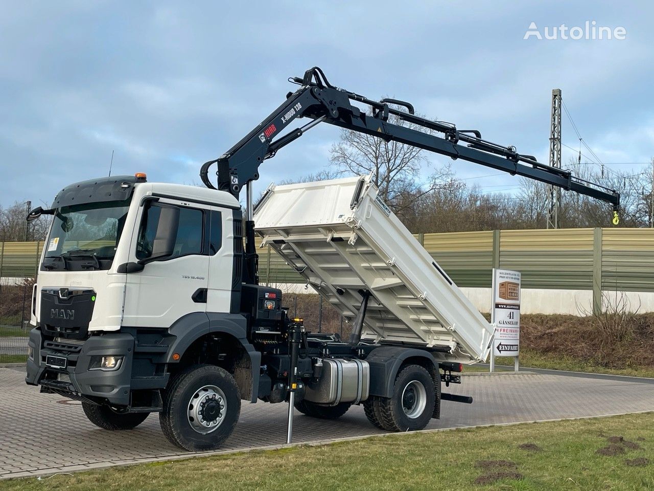 ny MAN TGS 18.400 TG3 4x4 Euro6e  Hiab X-HiDuo 138DS-4 tippbil