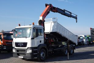 самосвал MAN TGS 26.320 / 6x4 / WYWROTKA TYLNO ZDYP - 5,3 M + HDS PALFINGER P