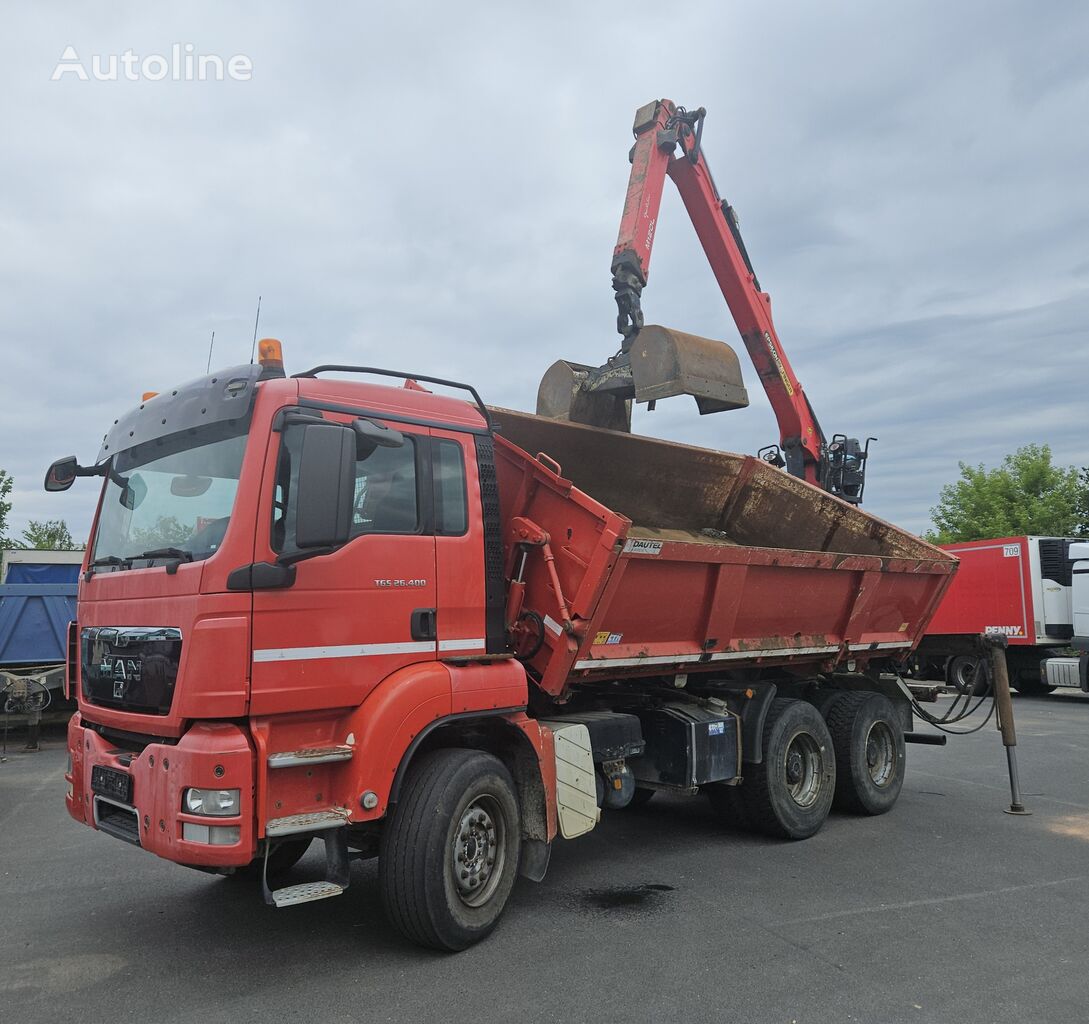 MAN TGS 26.400 6x4 Selbstlader dump truck