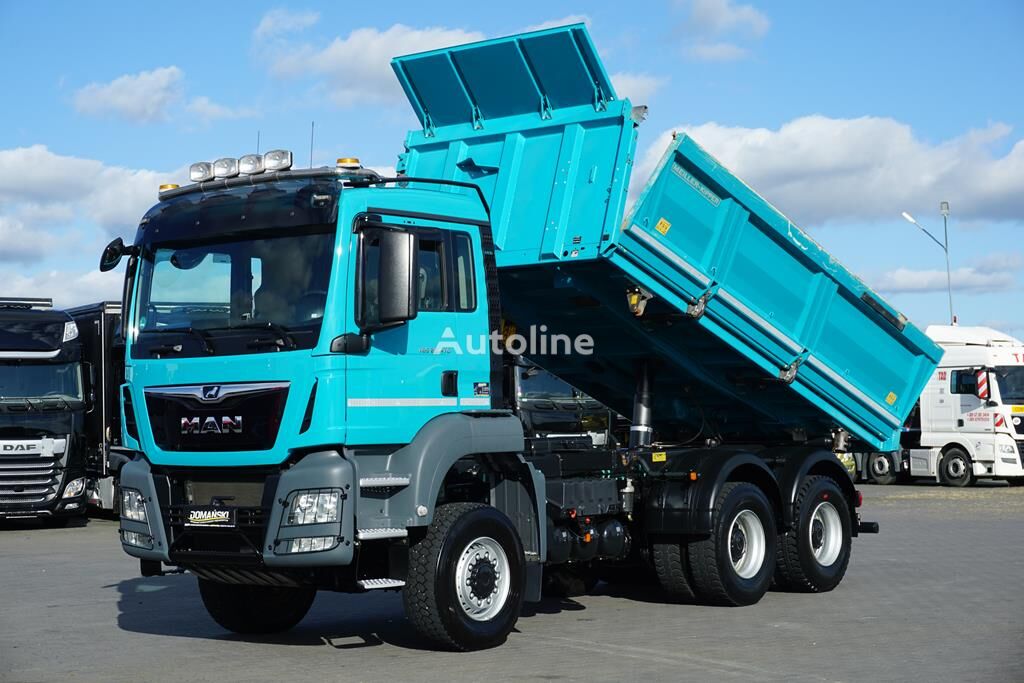 MAN TGS / 26.470 / E 6 / WYWROTKA / 6 X 6 / HYDROBURTA Muldenkipper