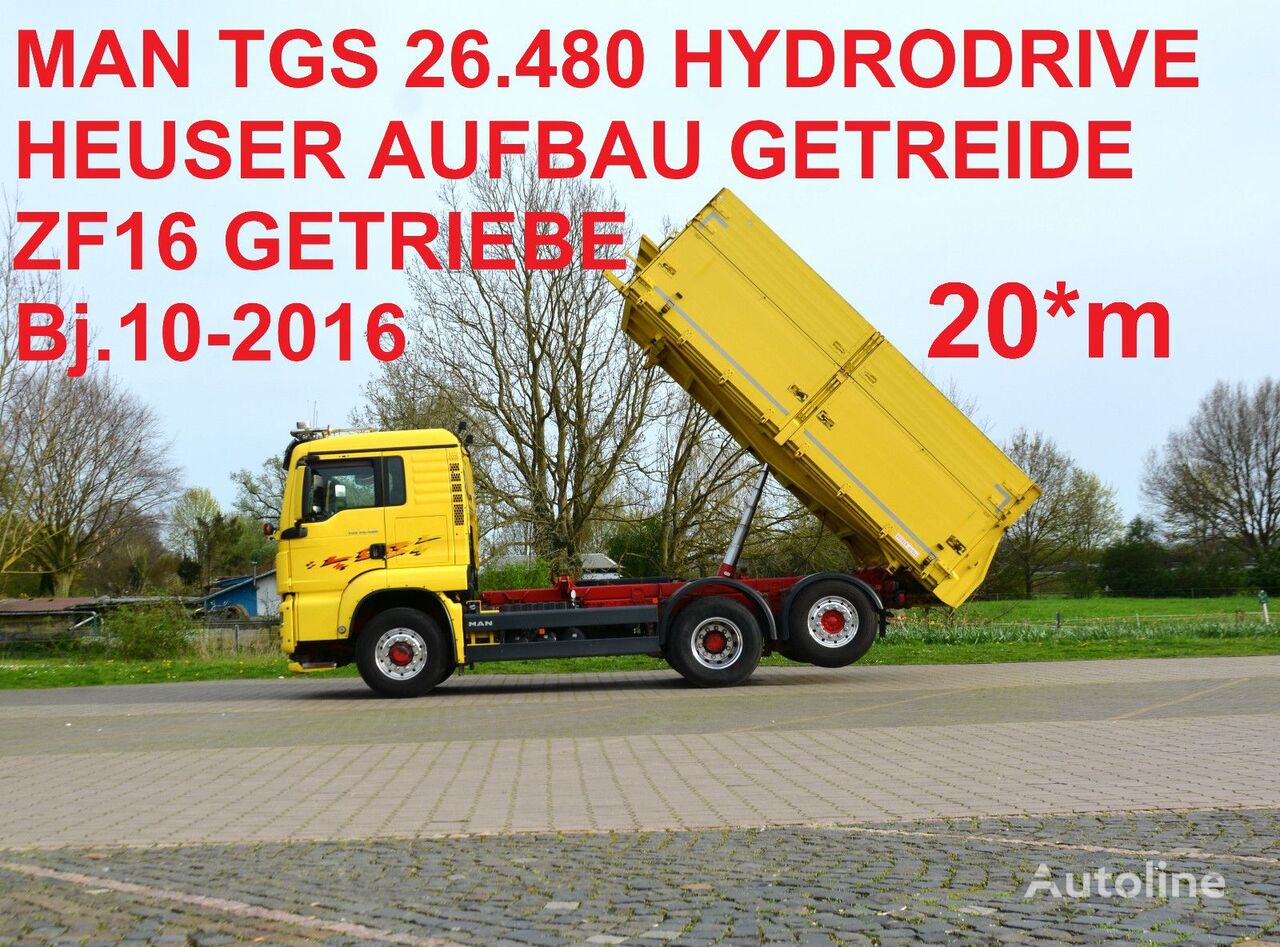 MAN TGS 26.480  damperli kamyon