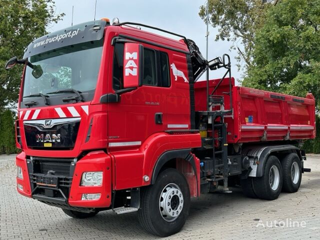 MAN TGS 26.510 6x4 EURO6 WYWROTKA TRÓJSTRONNA Z BORDMATIKIEM I HDS P dump truck