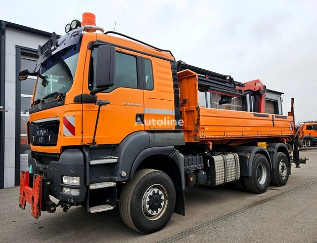 MAN TGS 28.400 6x4-4 Palfinger PK20002 Winterdienst dump truck