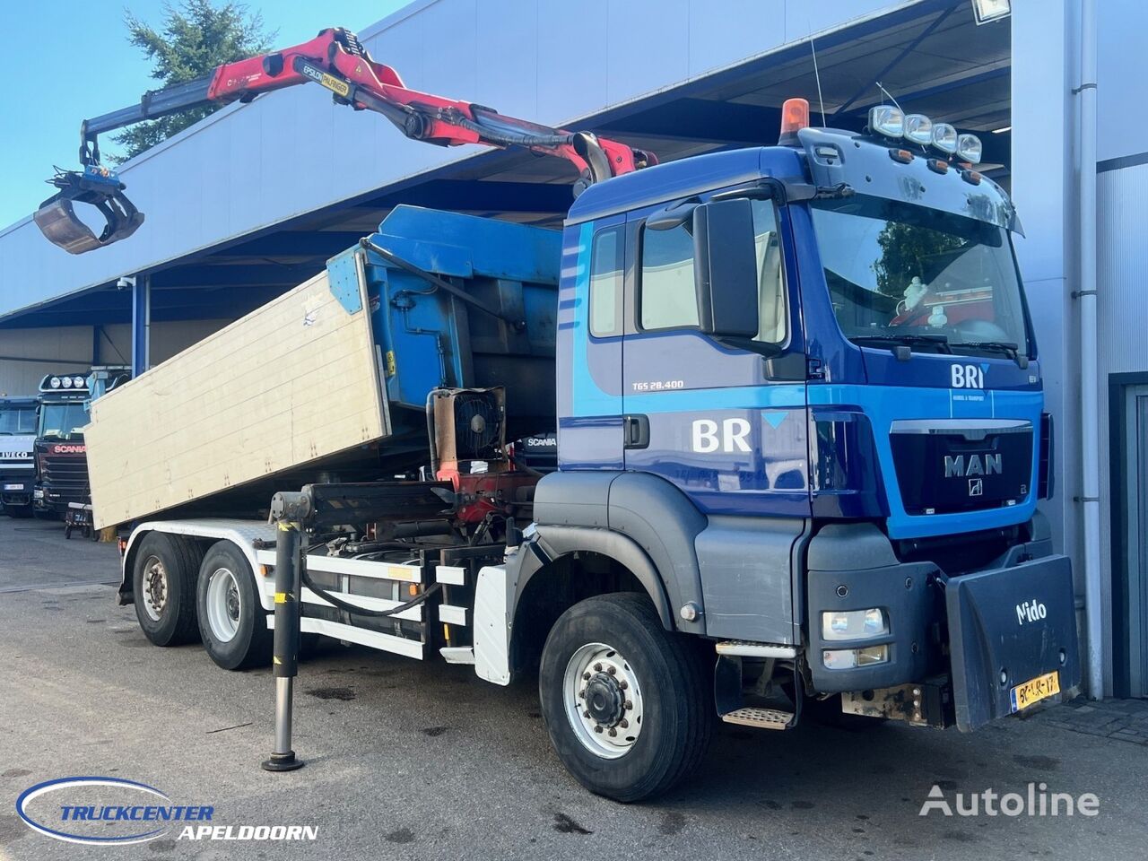 MAN TGS 28.400 EEV, 6x4, Palfinger Epsilon dump truck