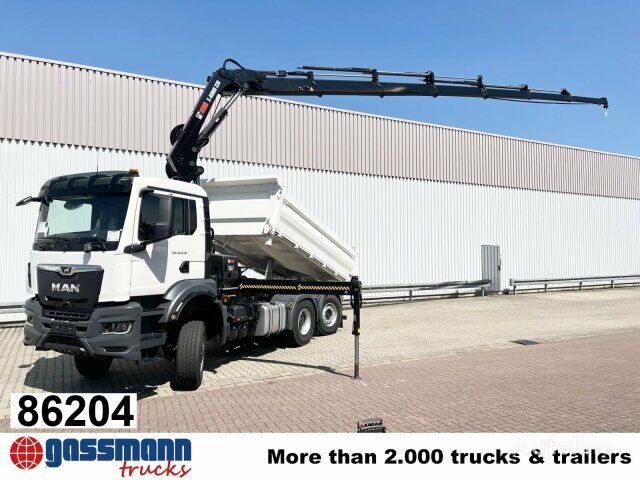 neuer MAN TGS 28.430 6x4-4 BL CH, Lenk-/Liftachse, Kran Muldenkipper