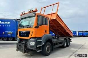 MAN TGS 33.440 Day Cab, Euro 5, / FULL STEEL / Only 49000km! / 6x6 / kipper vrachtwagen