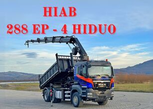 MAN TGS 33.480 * HIAB 288 EP - 4 HIDUO/ FUNK * 6x4 dump truck