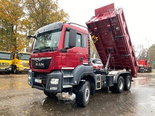 camião basculante MAN TGS 33.500 6X6 KIPPER MEILLER BORDMATIK