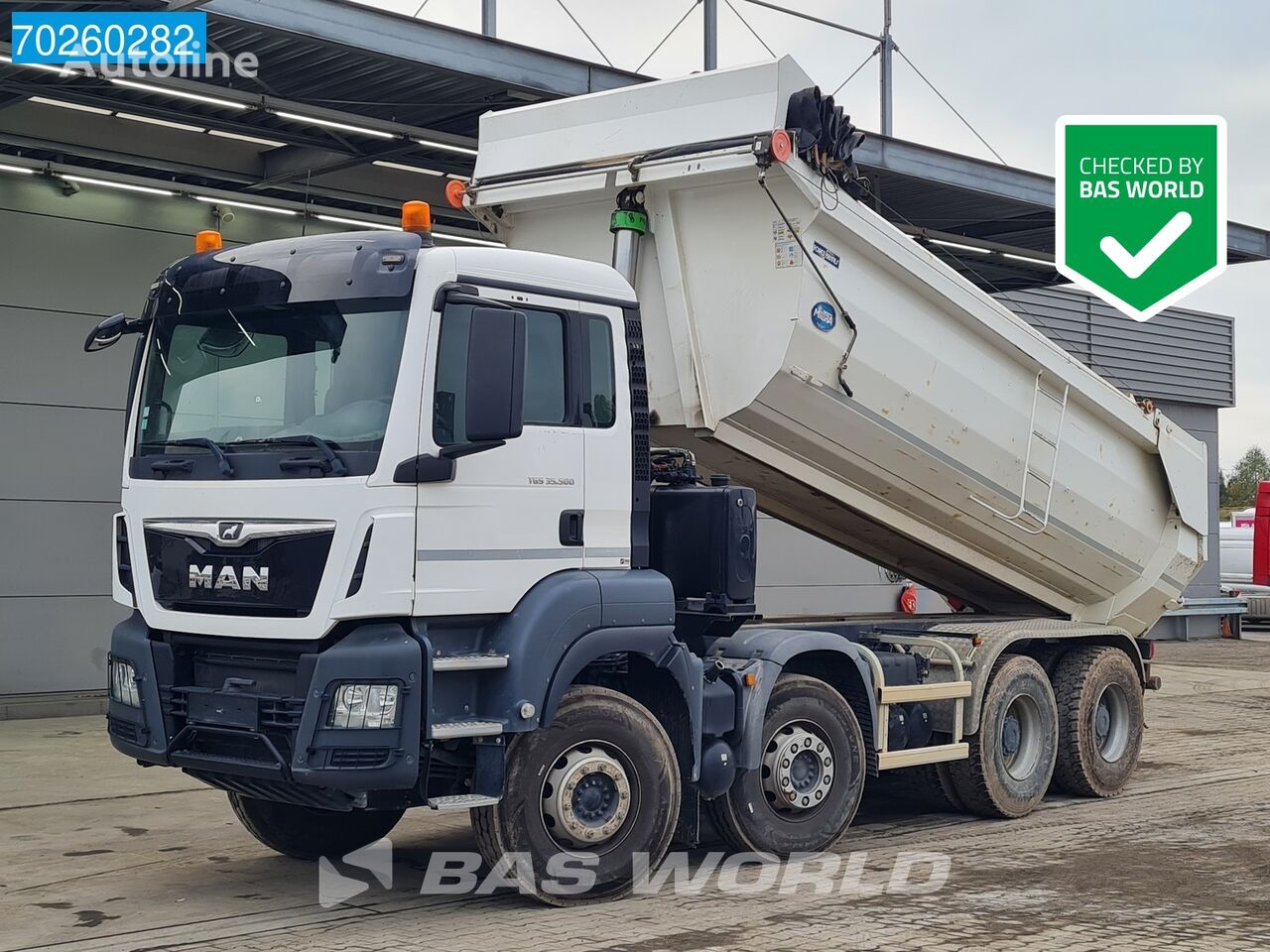 MAN TGS 35.400 8X4 17m3 Big-Axle Retarder Automatic Euro 6 volquete