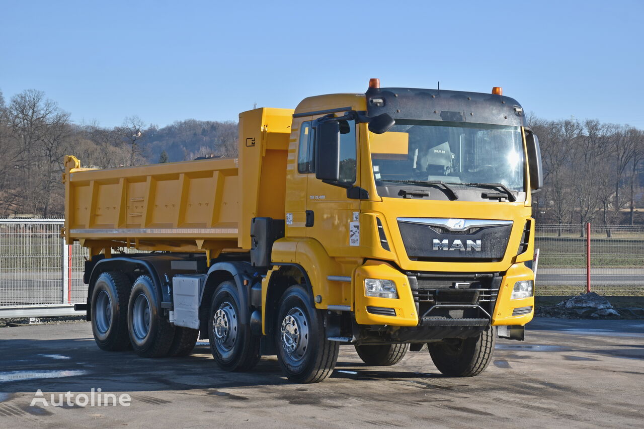 MAN TGS 35.400 + BORDMATIC  dump truck