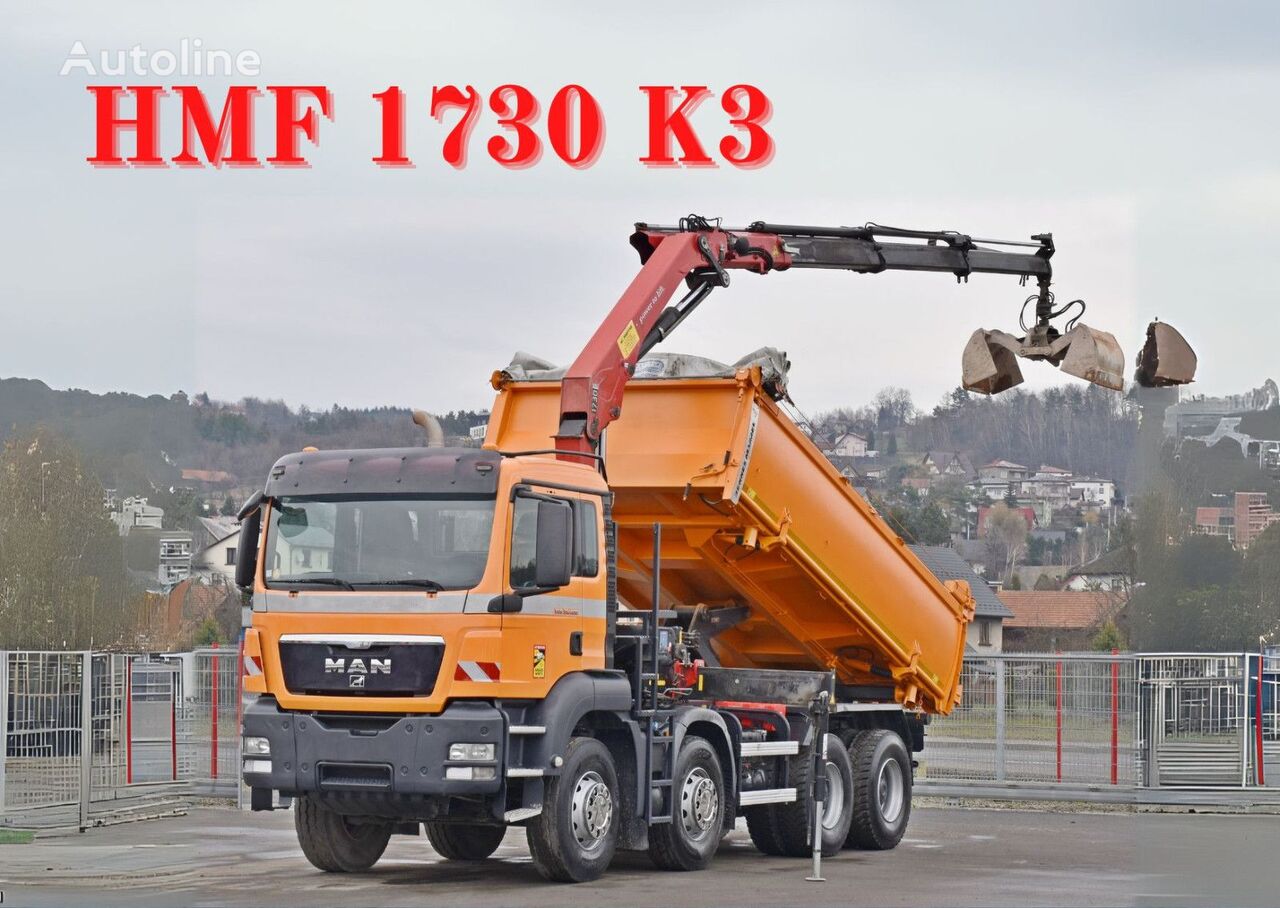 شاحنة قلابة MAN TGS 35.400 * HMF 1730 K3/FUNK * 8x4