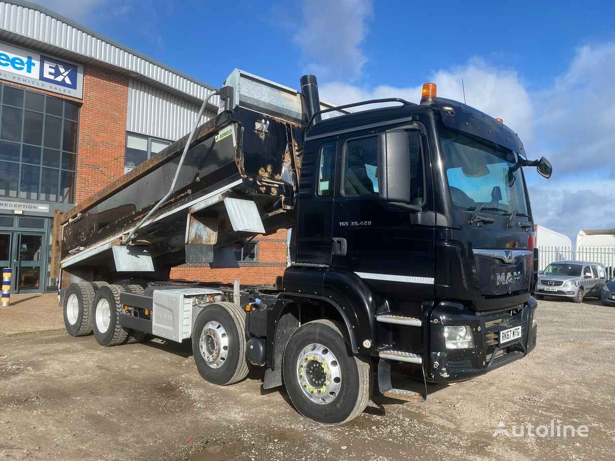 MAN TGS 35.420 *EURO 6* 8X4 STEEL TIPPER 2017 - RK67 WTG dump truck