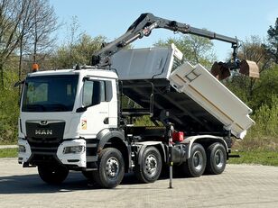 MAN TGS 35.470 * KIPPER 5,10m + KRAN * TOPZUSTAND dump truck