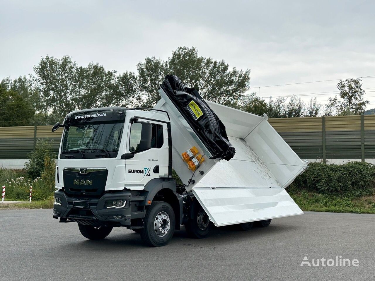 new MAN TGS 35.480 dump truck