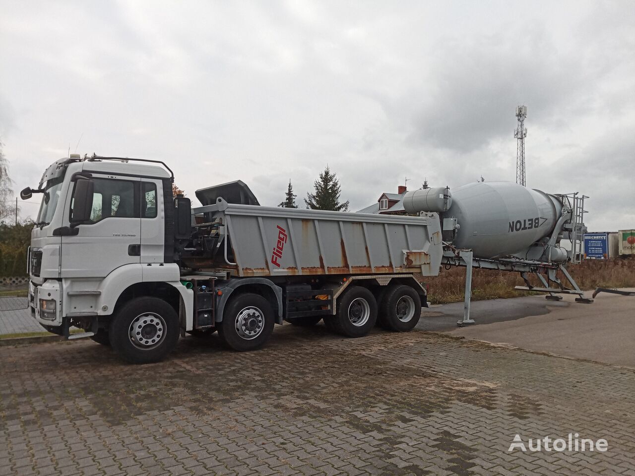 MAN TGS 35.480 8x6 8X4  WECHSELSYSTEM TUNNEL KIPPER ABSCHIEBER  BETO dump truck