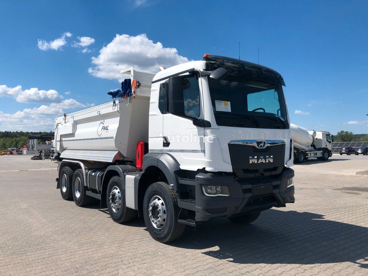 new MAN TGS 35.480 RETARDER FML KIPPER CRAMARO SYSTEM dump truck