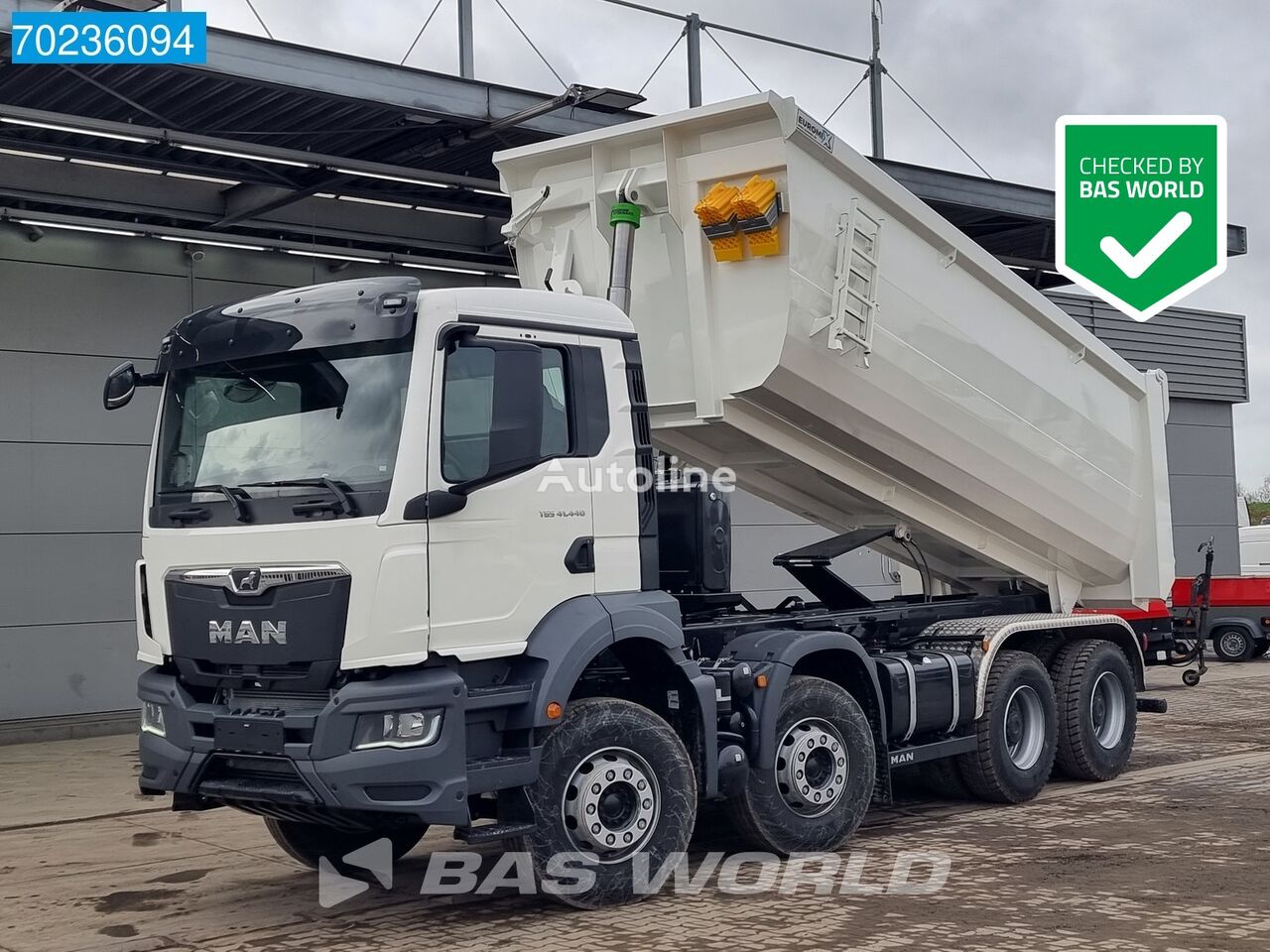 jauns MAN TGS 41.440 8X4 NN 20m3 Big-Axle Steel-Suspension Euro 6 pašizgāzējs