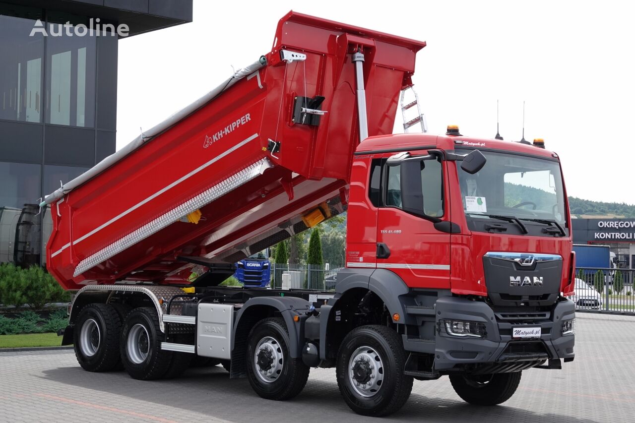 new MAN TGS 41.480 dump truck