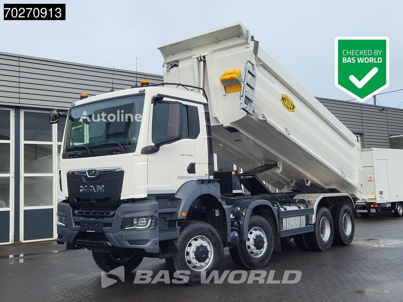 新自卸车 MAN TGS 41.480 8X6 20m3 Meiller Big-Axle Automatic Steelsuspension E