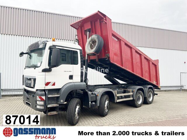 самосвал MAN TGS 41.480 8x8 BB, beheizte Stahlmulde ca. 19m³