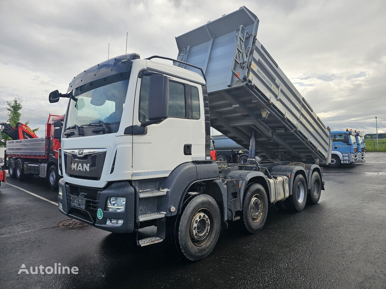 MAN TGS 460 8x4 Euro 6 Meiller Kipper dump truck