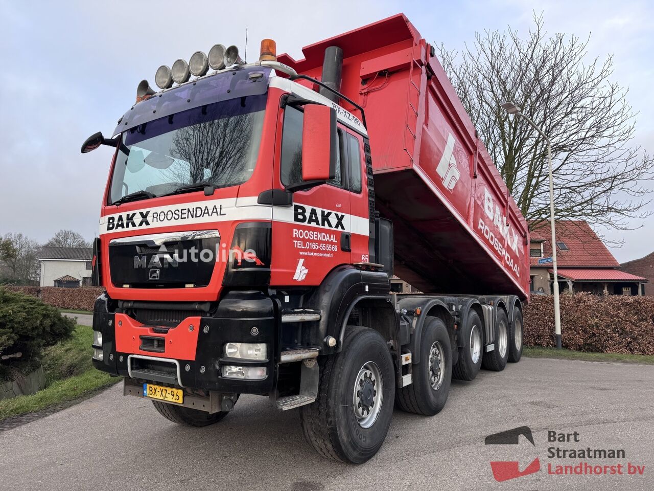 MAN TGS 49.480 10X8 Euro 5 met Geisoleerde kipper en afdek kleppen dumper