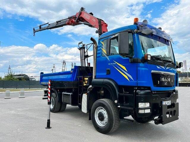 Autobasculantă MAN TGS 4x4 18.360 FASSI 155 EURO 5 Kipper Kran - Autoline