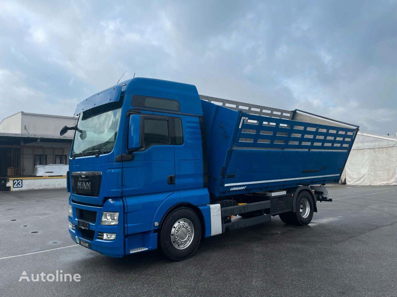 camion-benne MAN TGX 18.480 EEV,Dreiseitenkipper,RETARDER