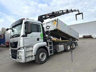 камион кипер MAN TGX 26.460 Kran Hiab X-Hiduo 188 ES-5 Lenkachse