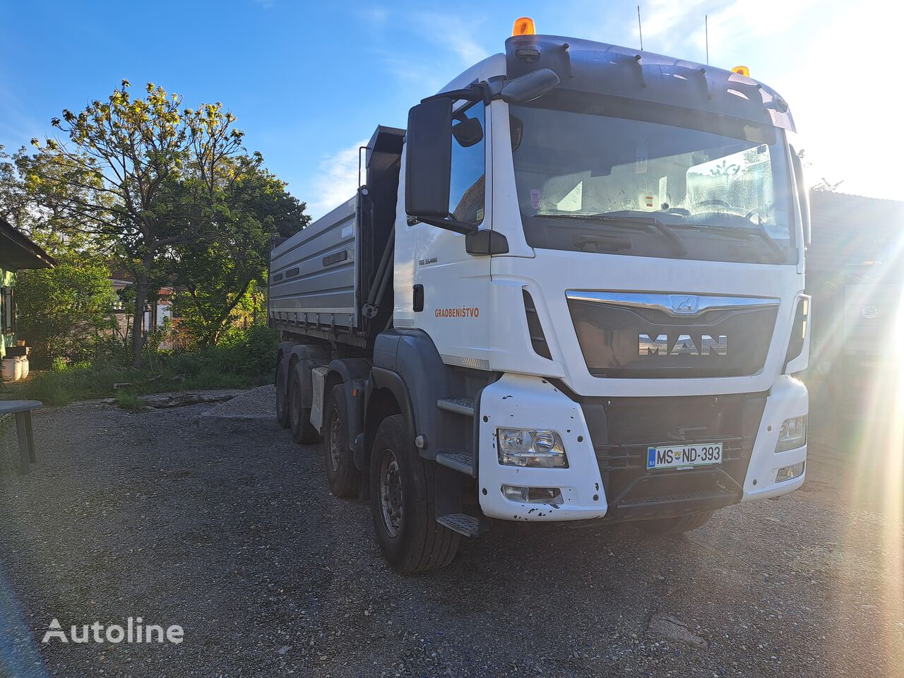 camion-benne MAN Tgs 480