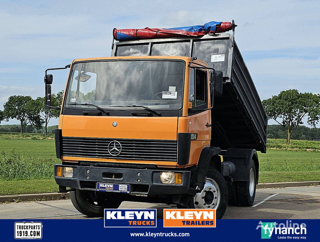 Mercedes-Benz 1114 K 6 CYL. FULL STEEL dump truck