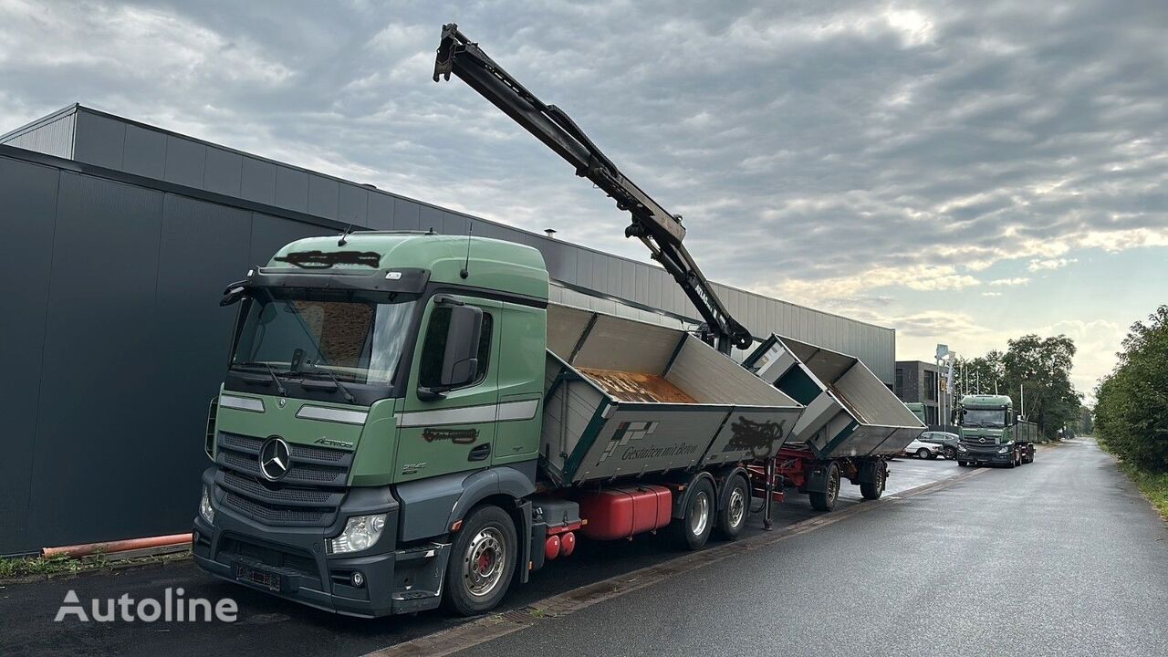 самосвал Mercedes-Benz 2545 6x2 Euro6 2-Seiten-Kipper ATLAS 175 KRAN