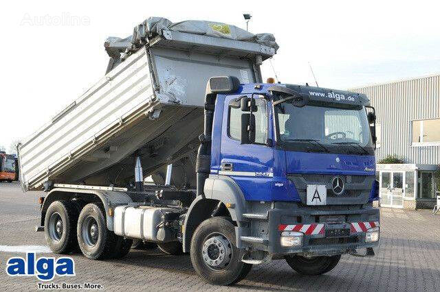 savivartis sunkvežimis Mercedes-Benz 2643 K Axor 6x4, Alu-Bordwände, Klima, AHK,Hydr