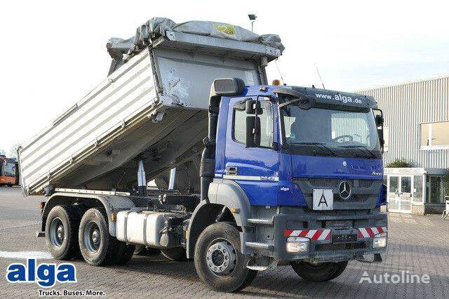 truk pembuangan Mercedes-Benz 2643 K Axor 6x4, Alu-Bordwände, Klima, AHK,Hydr