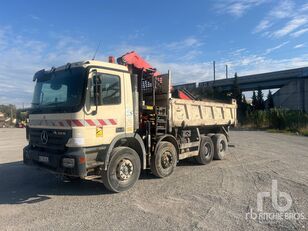 Mercedes-Benz 3236 Fassi FA30.23 on 8x4 Camion Ben dump truck