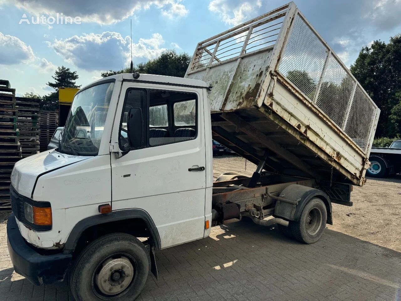 camião basculante Mercedes-Benz 709D **KIPPER-TIPPER-BENNE-BELGIAN TRUCK**