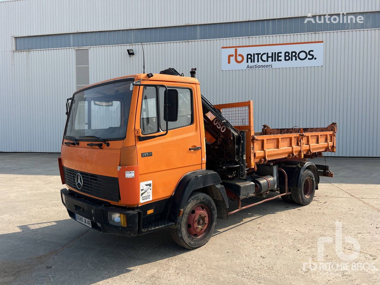 Mercedes-Benz 81434 1992 Hiab 050 2950 kg on 4x2 Ca pašizgāzējs