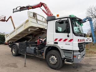Mercedes-Benz ACTROS 1832 MP2 4x2 2-WAY TIPPER + CRANE - HMF 1063 K 2 - 5/6F - dump truck