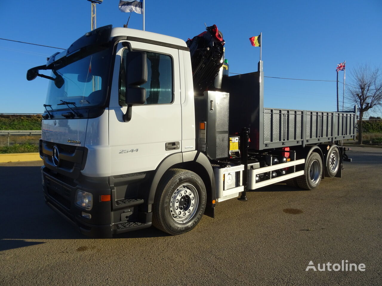 camion-benne Mercedes-Benz ACTROS 2544