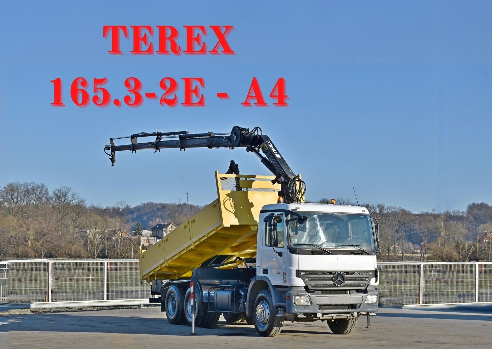 Mercedes-Benz ACTROS 2636 * TEREX 165.2E - A4 + FUNK/6x4 dump truck