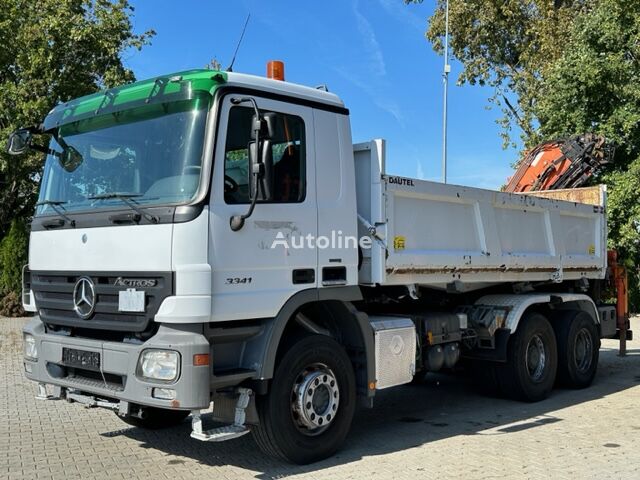 camion ribaltabile Mercedes-Benz ACTROS 3341 6x4 EURO4 WYWROTK TRÓJSTRONNA Z BORDMATIKIEMZ I HDS