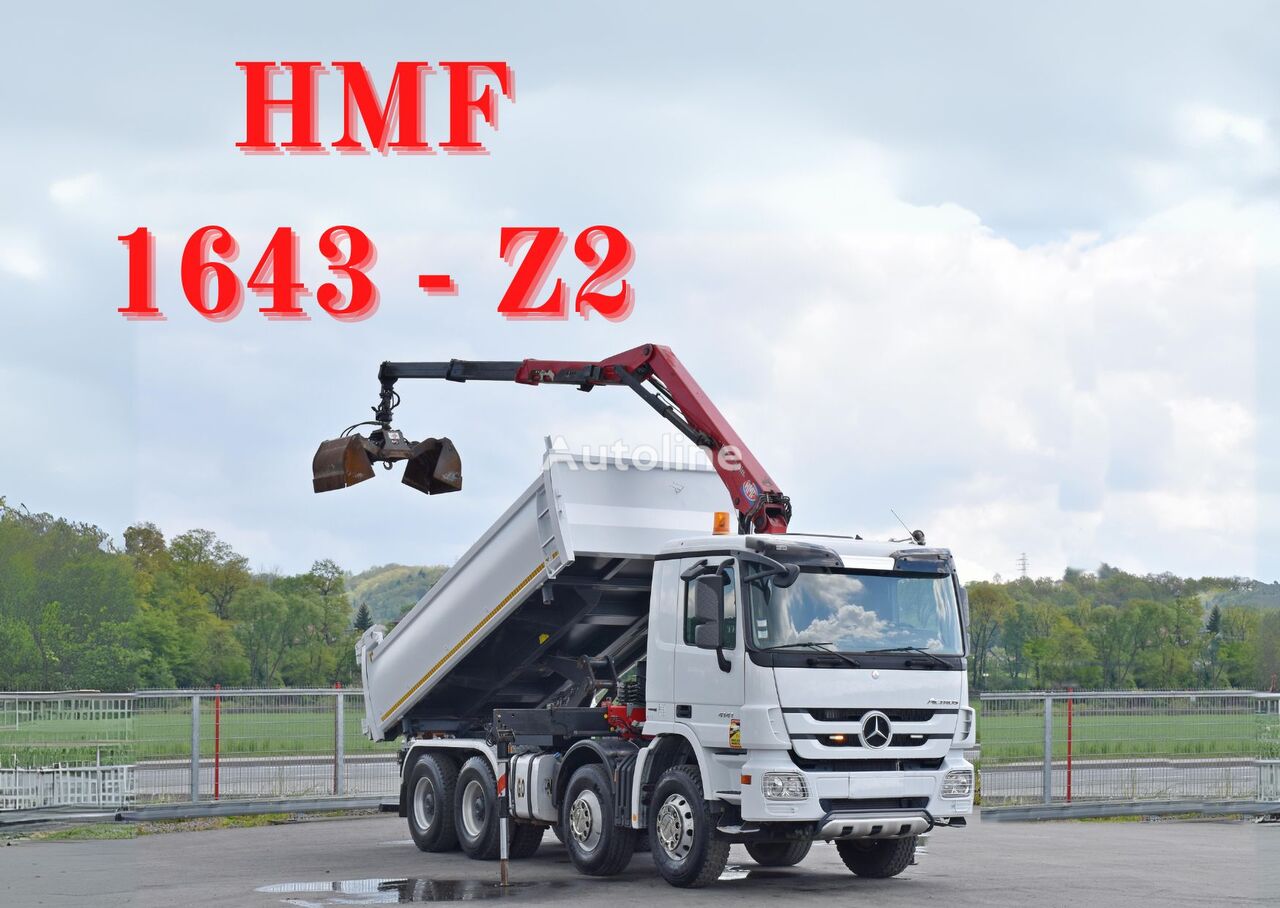 Mercedes-Benz ACTROS 4141 * HMF 1643 - Z2 + FUNK / 8x4 ダンプトラック