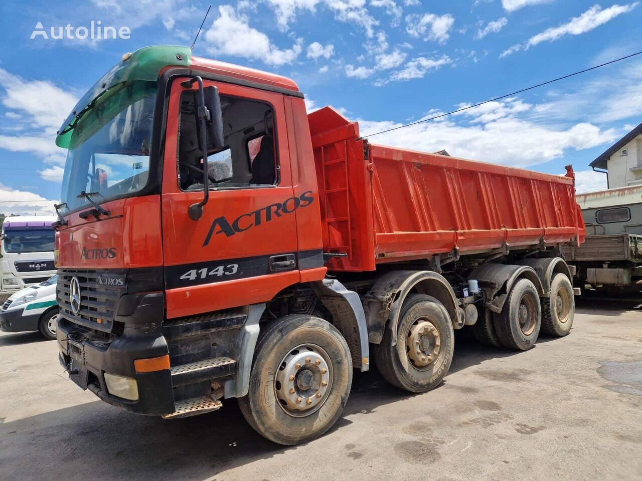 wywrotka Mercedes-Benz ACTROS 4143 8x4 meiller tipper