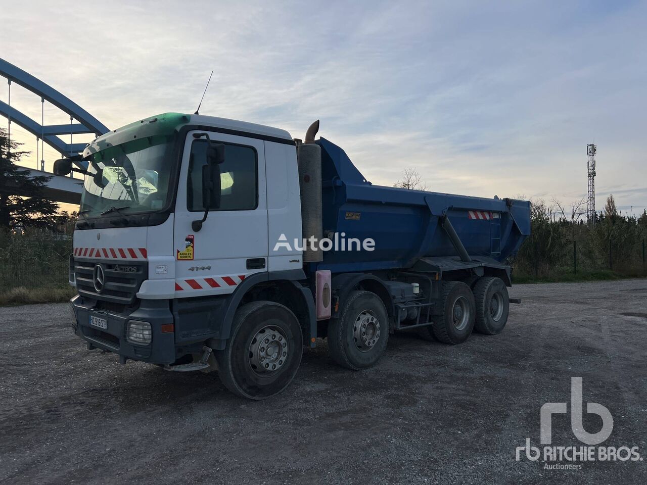 Mercedes-Benz ACTROS 4144 8x4 Camion Benne kiper