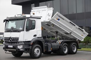 камион кипер Mercedes-Benz AROCS 26.46 / 6x4 / WYWROTKA 3 STRONNA / MEILLER KIPER / HYDROBU